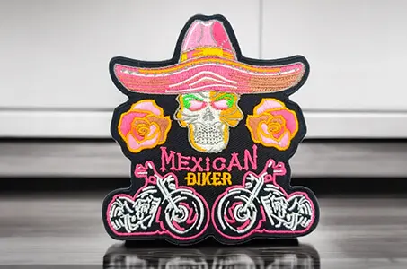 Mexican Biker Patches